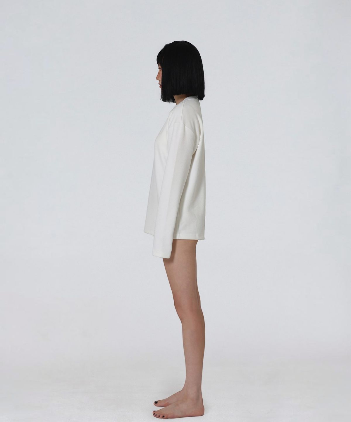 엑세스(XX) XX Cut-out Long Sleeve White