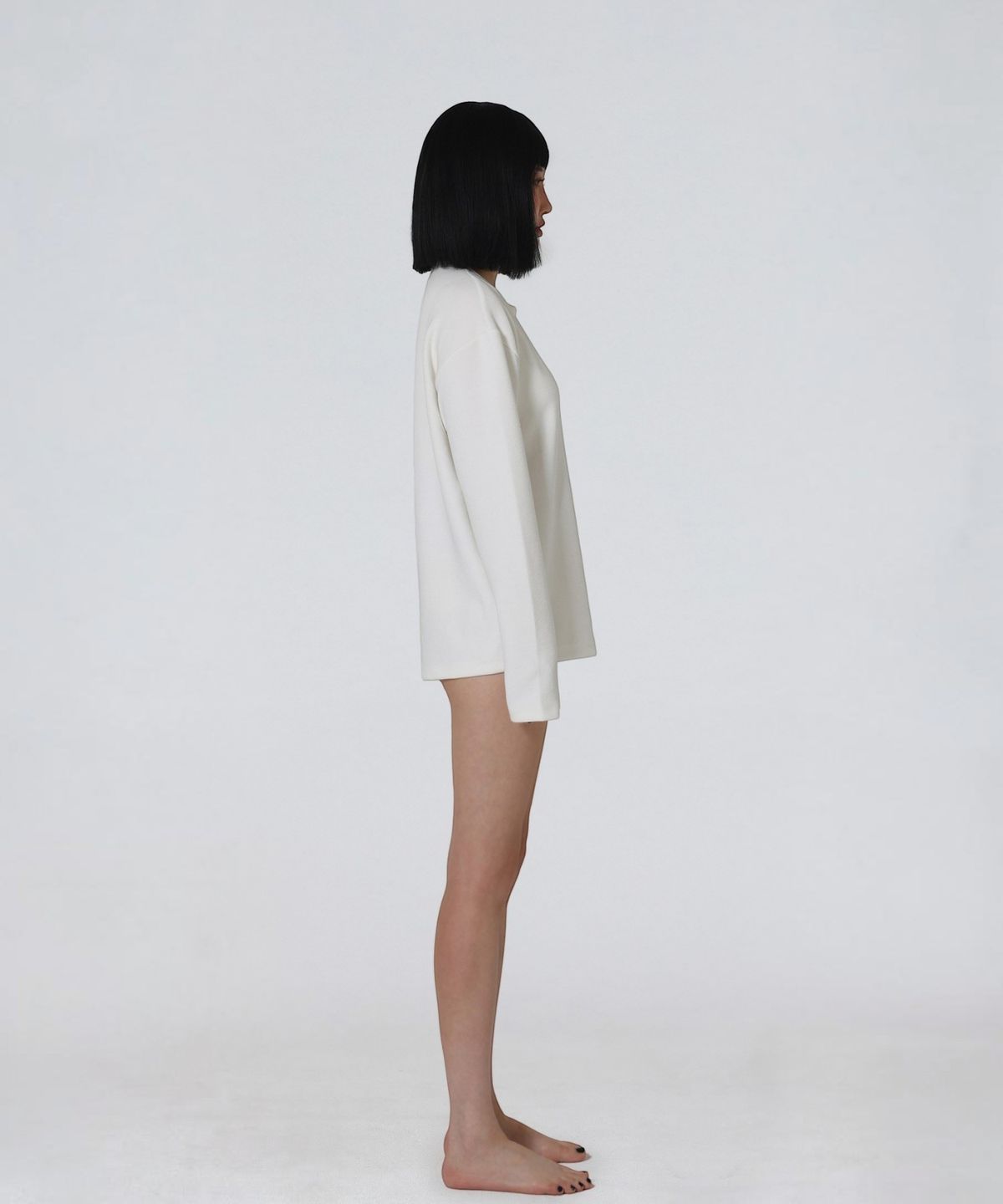 엑세스(XX) XX Cut-out Long Sleeve White