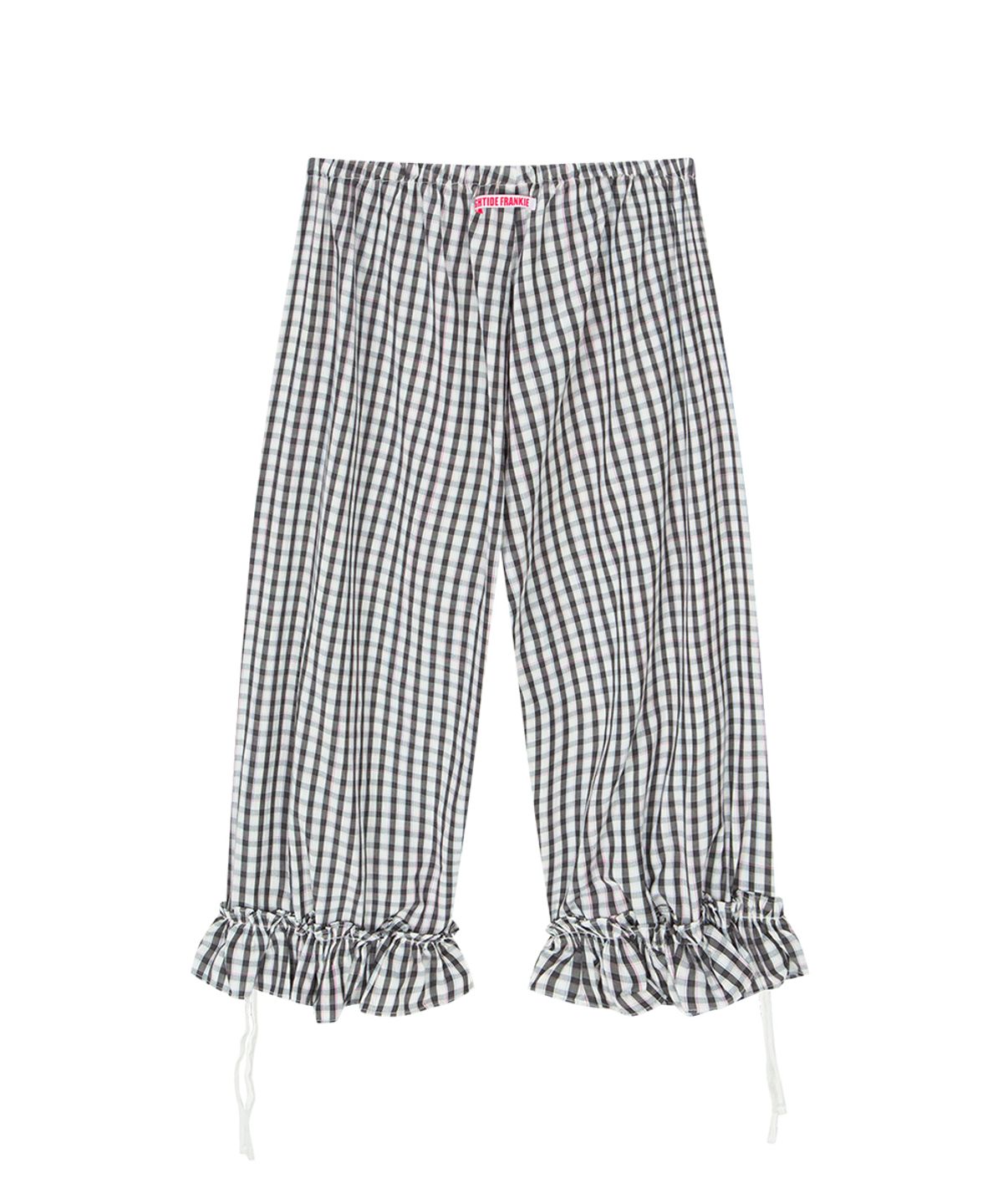 하이타이드 프랭키(HIGHTIDEFRANKIE) Pattern Capri Pants Black