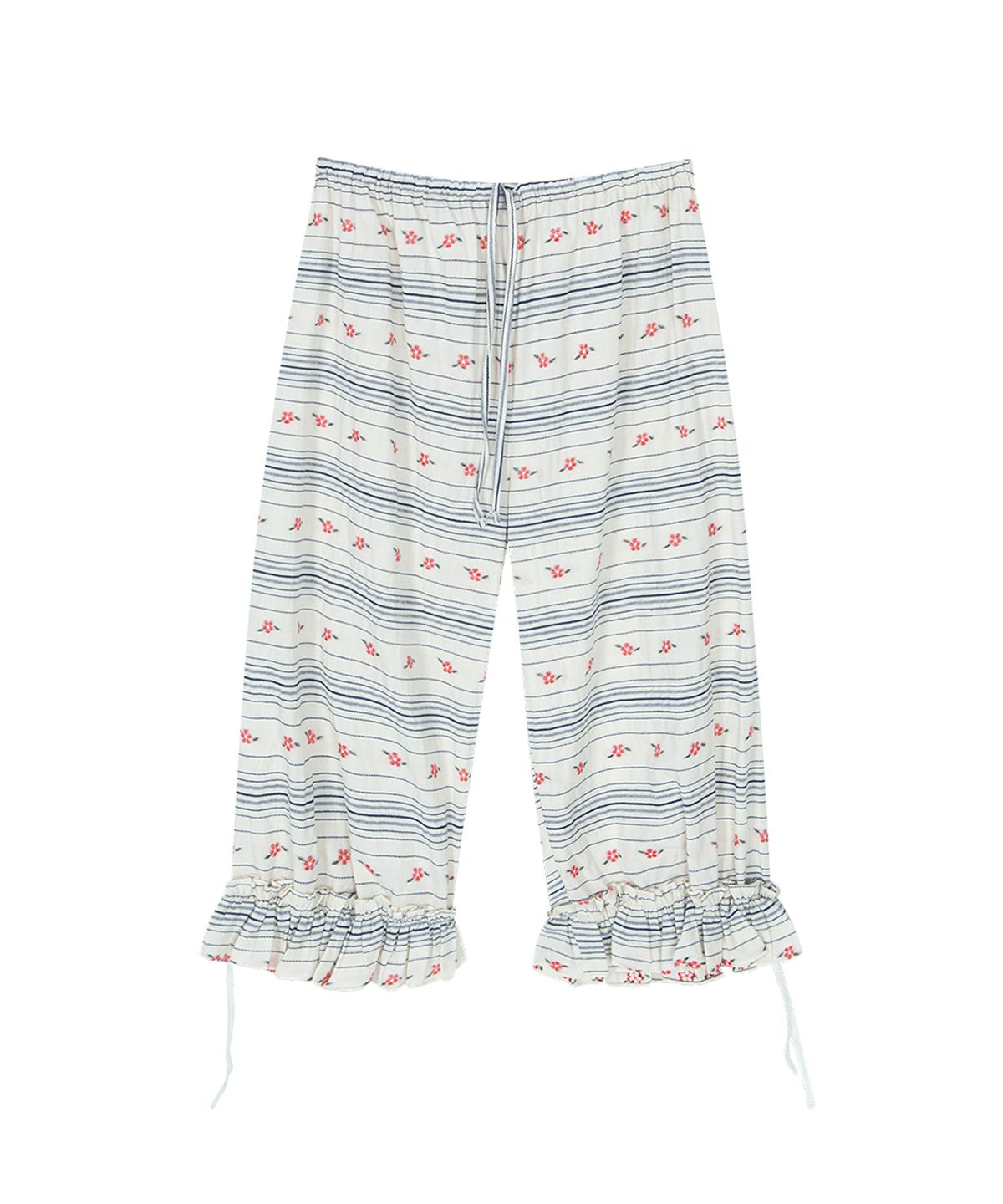 하이타이드 프랭키(HIGHTIDEFRANKIE) Pattern Capri Pants Beige