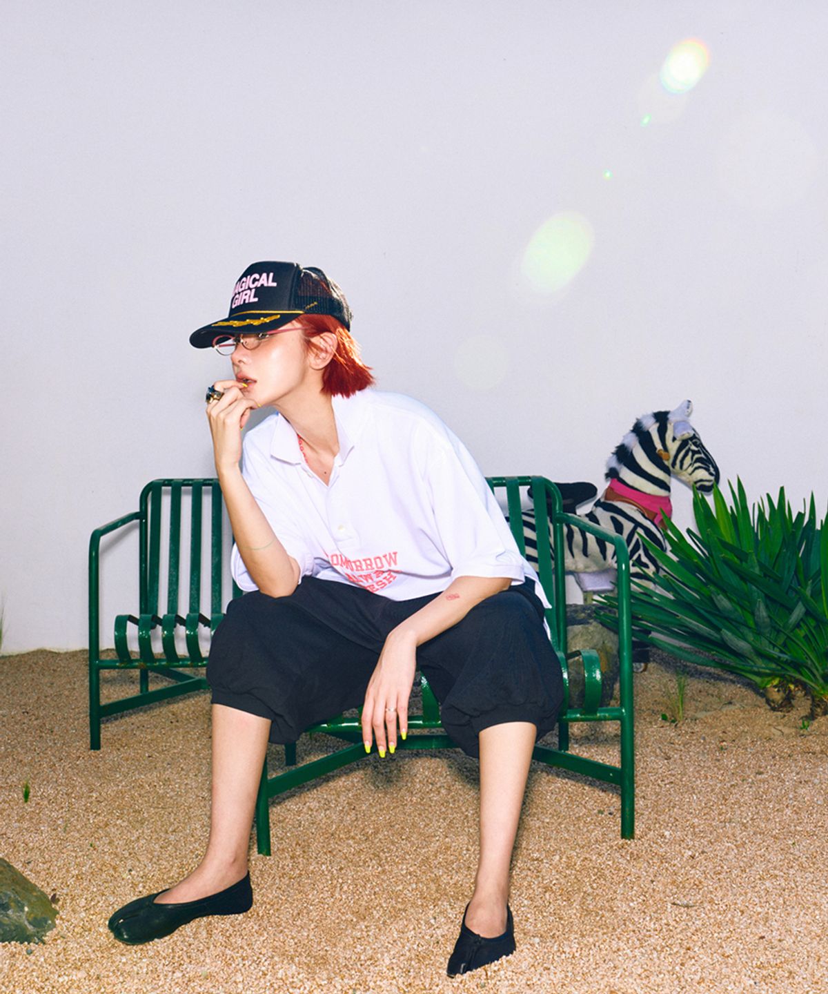 하이타이드 프랭키(HIGHTIDEFRANKIE) Sweat Capri Jogger Pants Black