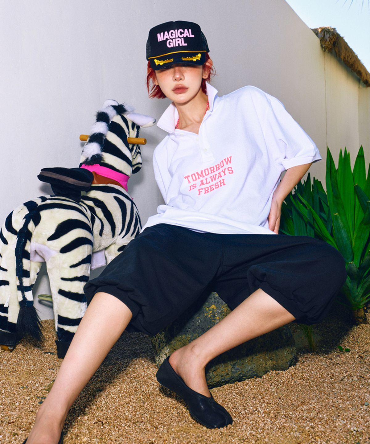 하이타이드 프랭키(HIGHTIDEFRANKIE) Sweat Capri Jogger Pants Black