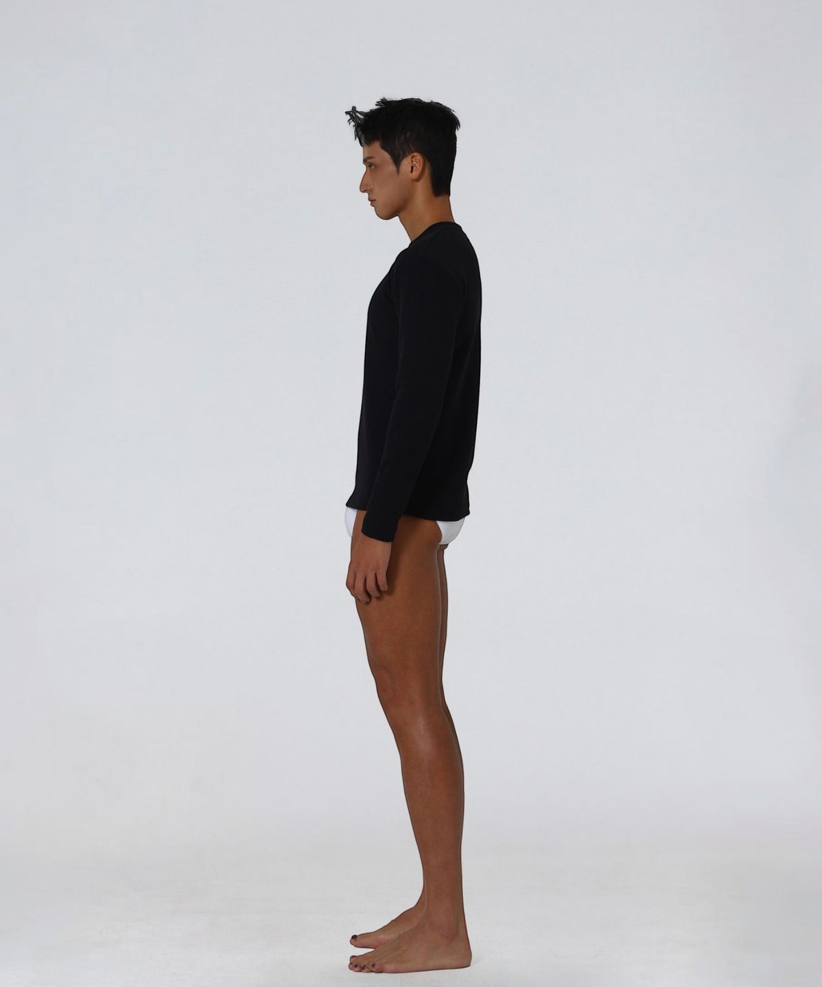 엑세스(XX) XX Cut-out Long Sleeve Black