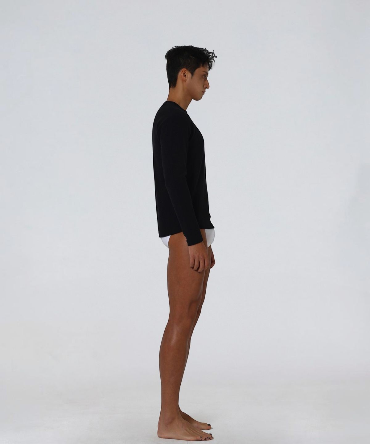 엑세스(XX) XX Cut-out Long Sleeve Black