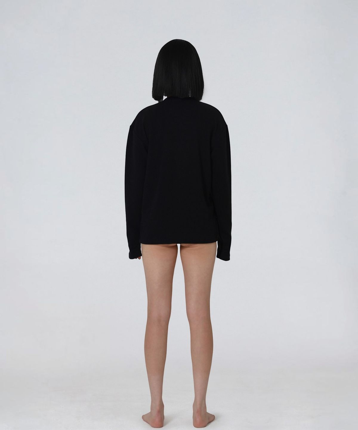 엑세스(XX) XX Cut-out Long Sleeve Black