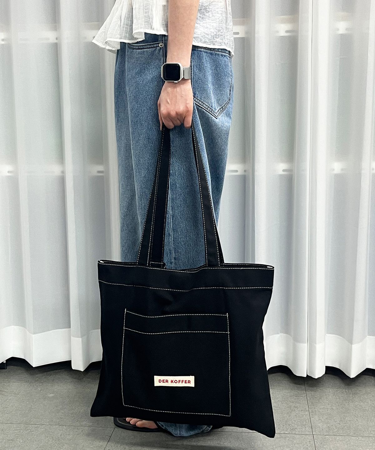 델코퍼(DER KOFFER) SHOPPER POCKET BAG [BLACK]