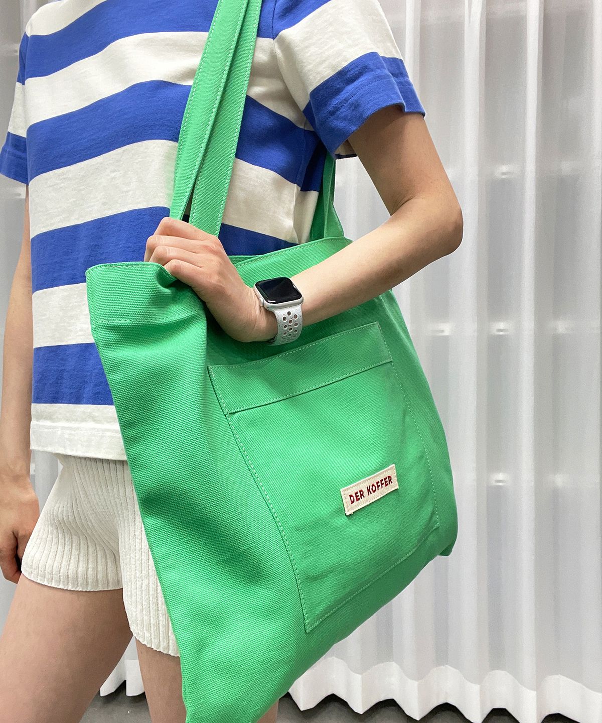델코퍼(DER KOFFER) SHOPPER POCKET BAG [L/GREEN]