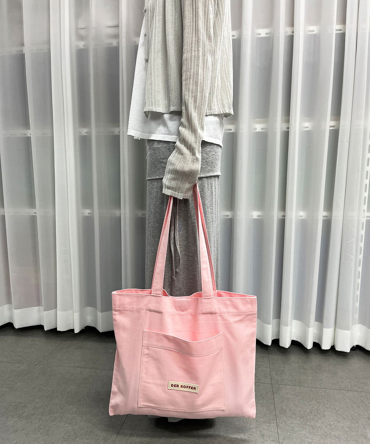 델코퍼(DER KOFFER) SHOPPER POCKET BAG [L/PINK]