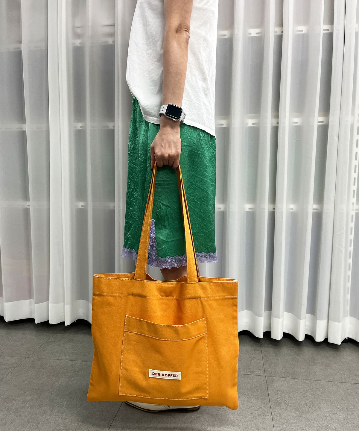 델코퍼(DER KOFFER) SHOPPER POCKET BAG [MUSTARD]
