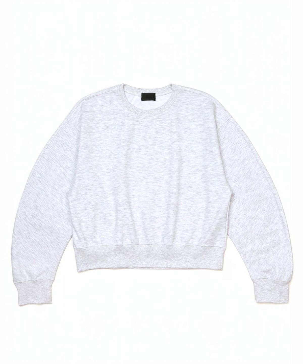 엑세스(XX) XX Round Curved Crop Sweatshirt Melange