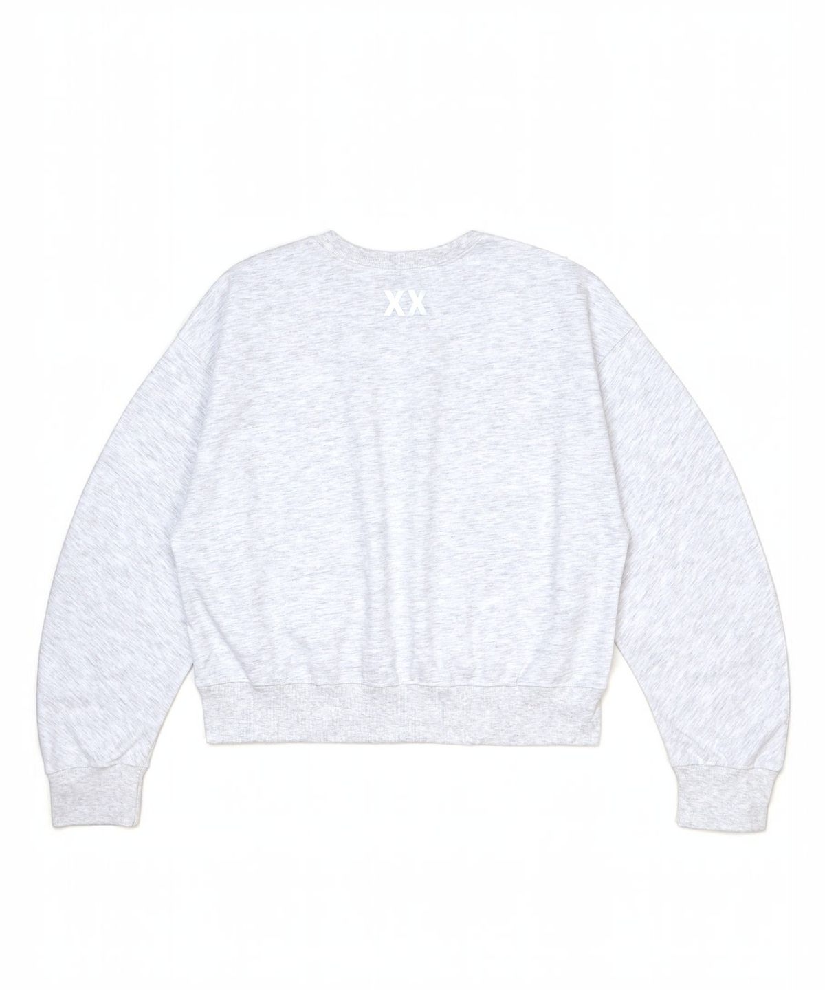 엑세스(XX) XX Round Curved Crop Sweatshirt Melange