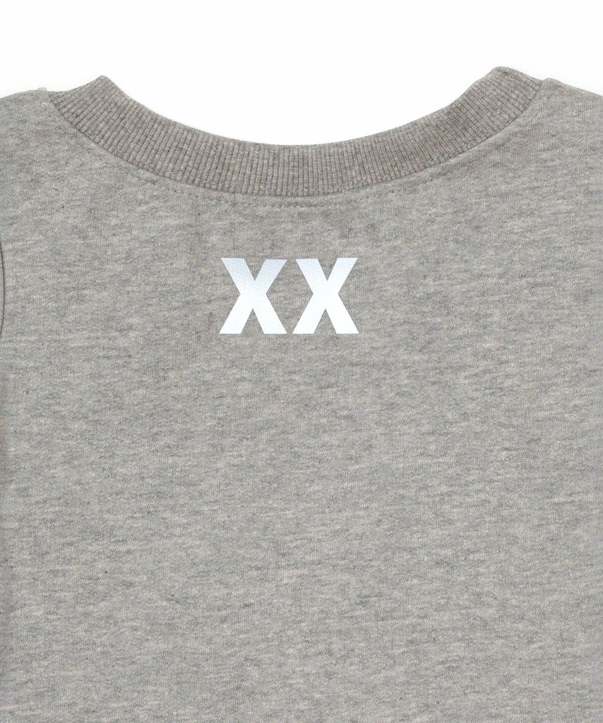 엑세스(XX) XX Round Curved Crop Sweatshirt Melange