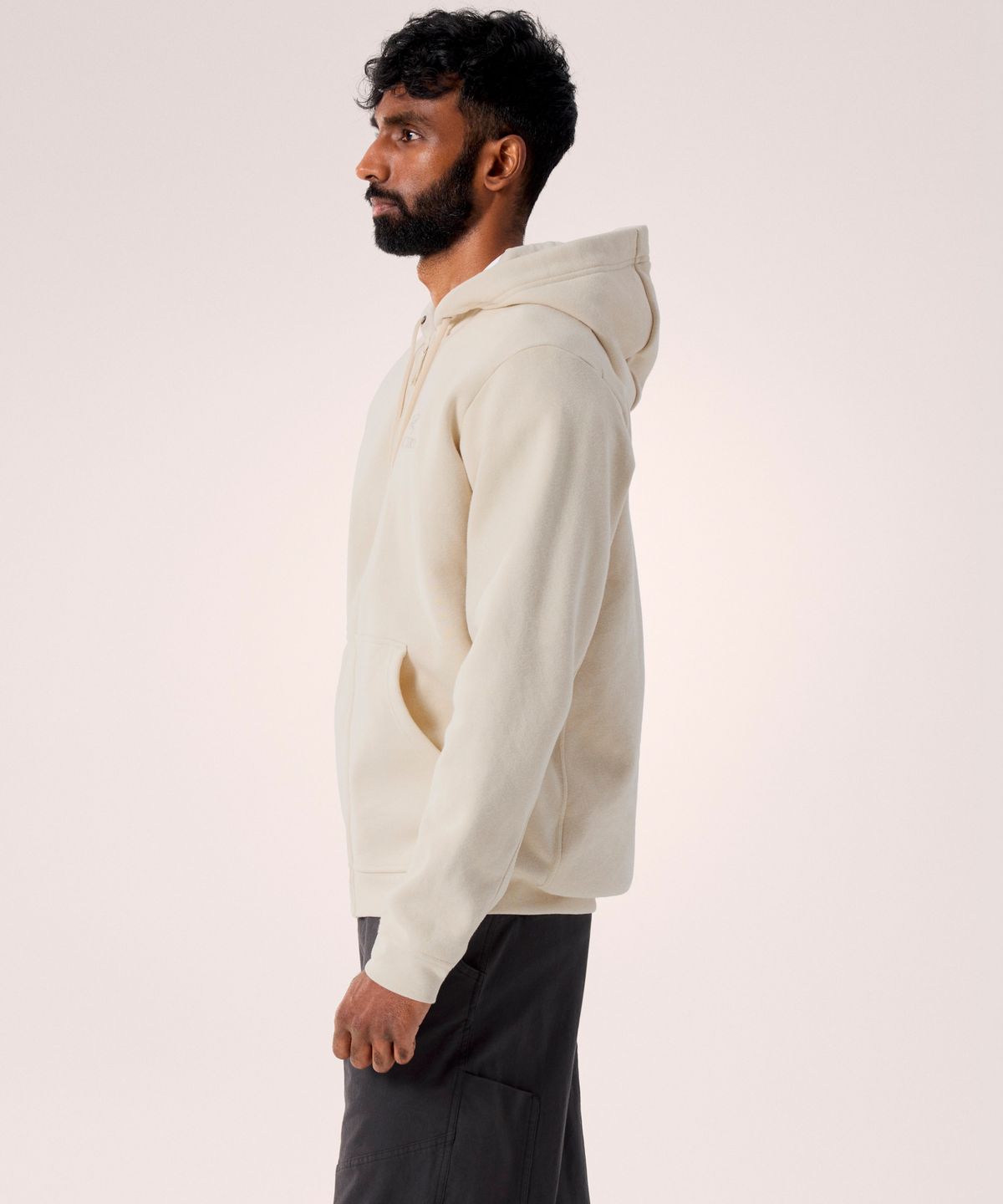 아크테릭스(ARCTERYX) 엠블럼 플리스 풀-짚 후디 남성  - SEA SALT / AJQSM09929