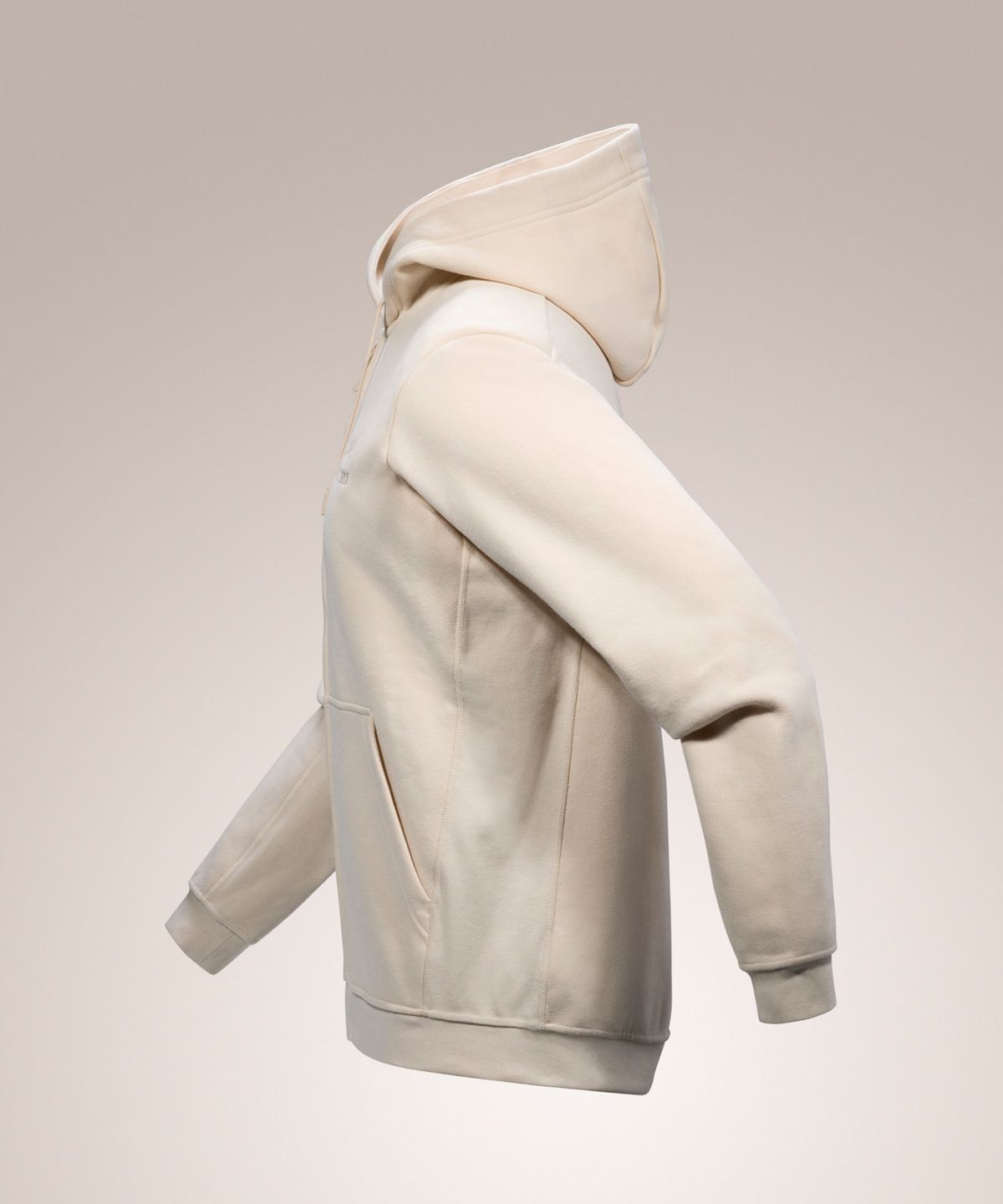 아크테릭스(ARCTERYX) 엠블럼 플리스 풀-짚 후디 남성  - SEA SALT / AJQSM09929