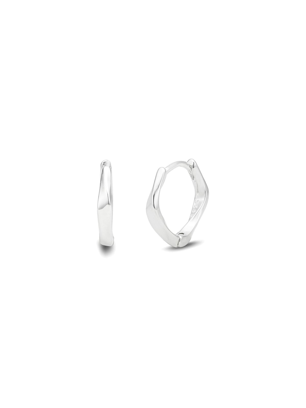 이너프(ENUFF) (silver 925) Melo flat earring