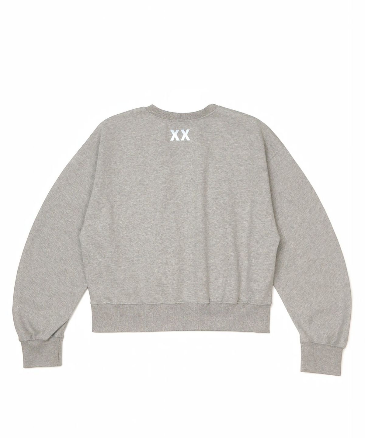 엑세스(XX) XX Round Curved Crop Sweatshirt Gray