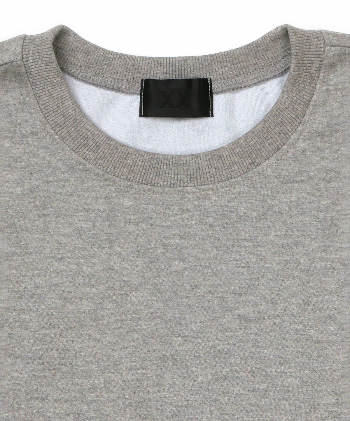 엑세스(XX) XX Round Curved Crop Sweatshirt Gray