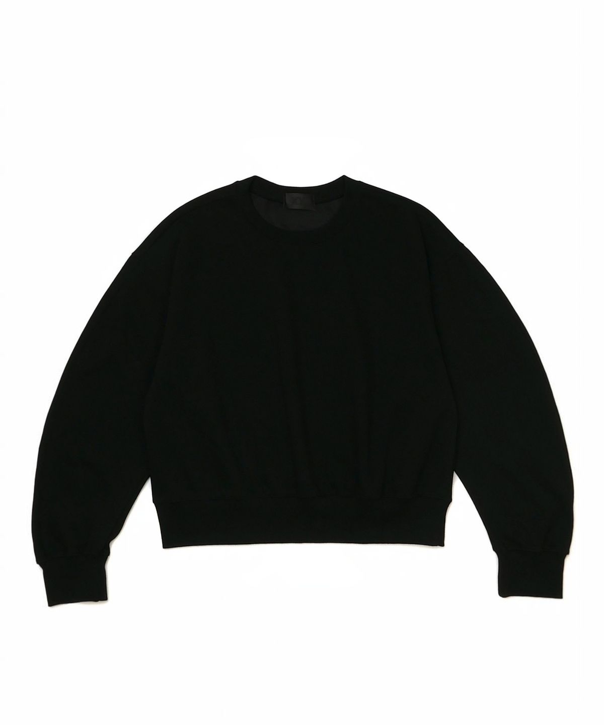 엑세스(XX) XX Round Curved Crop Sweatshirt Black