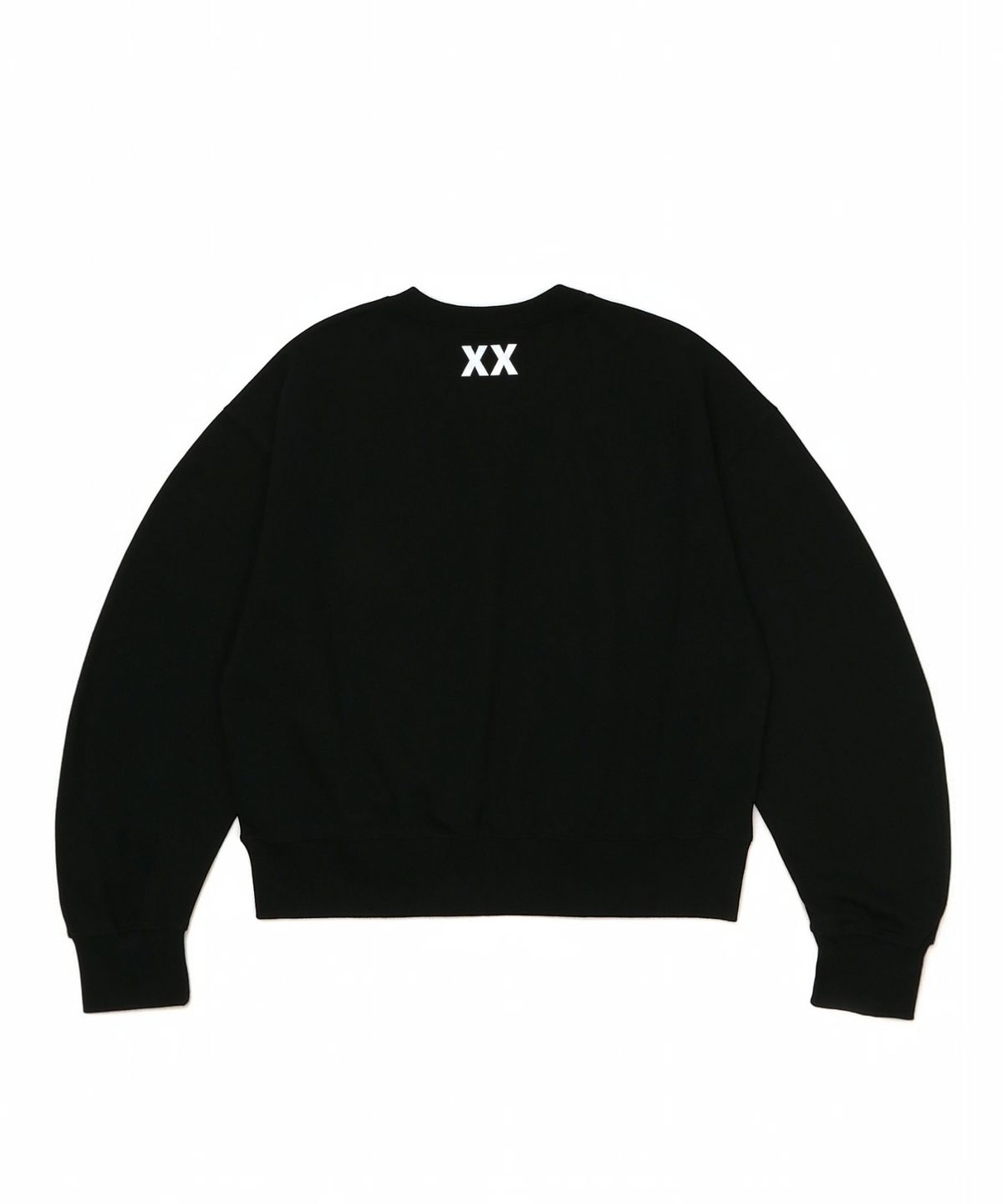 엑세스(XX) XX Round Curved Crop Sweatshirt Black