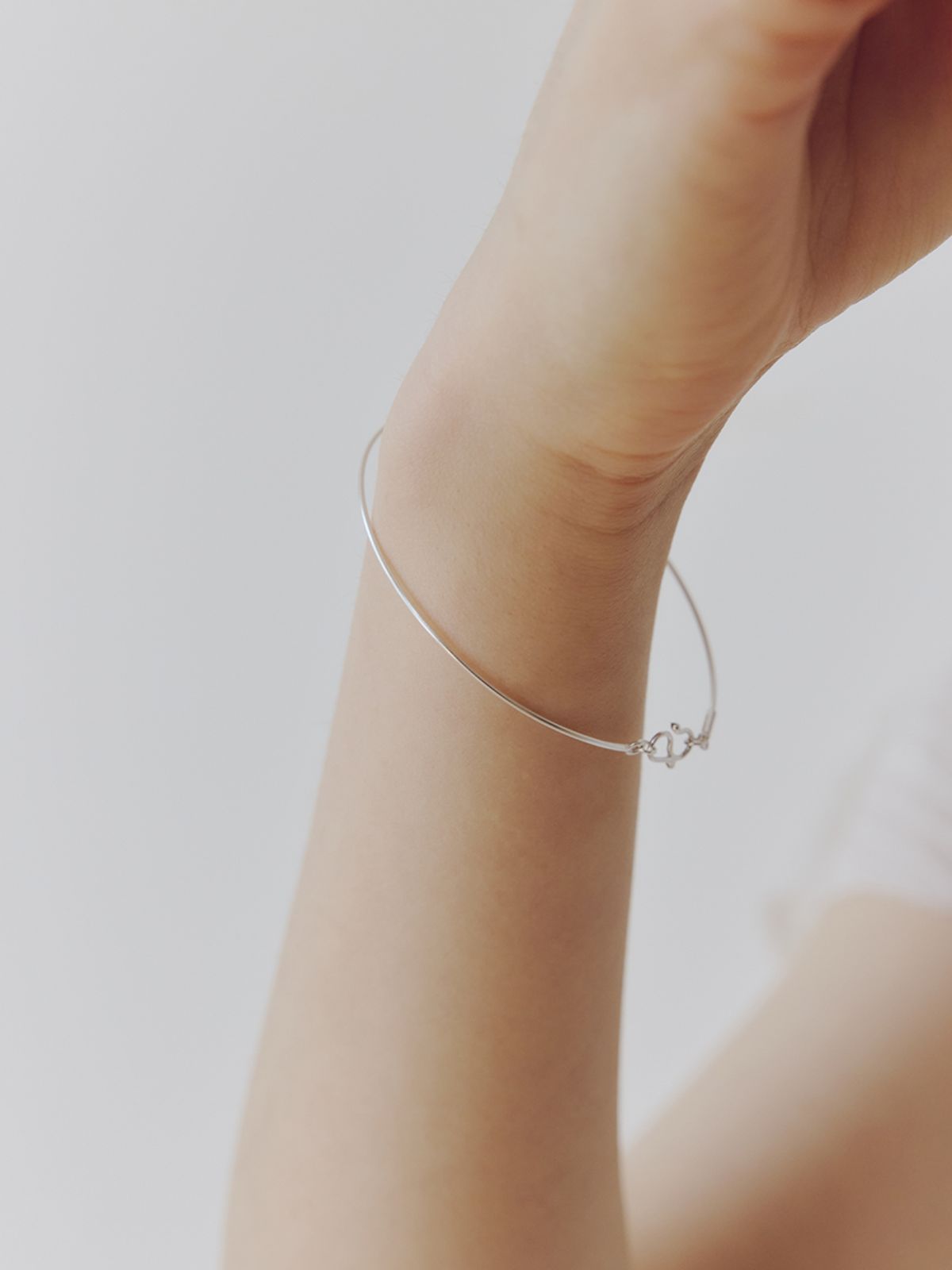 이너프(ENUFF) (silver 999) Nuo essential bracelet
