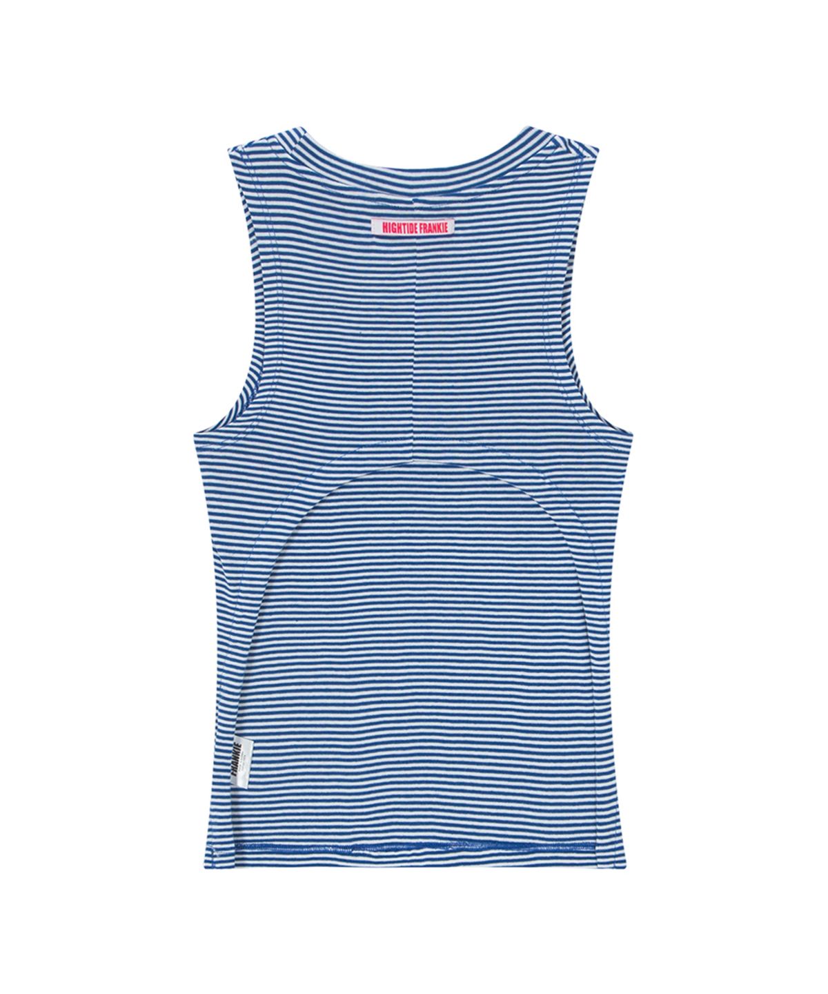 하이타이드 프랭키(HIGHTIDEFRANKIE) Summer Brain Halter Neck Top Blue