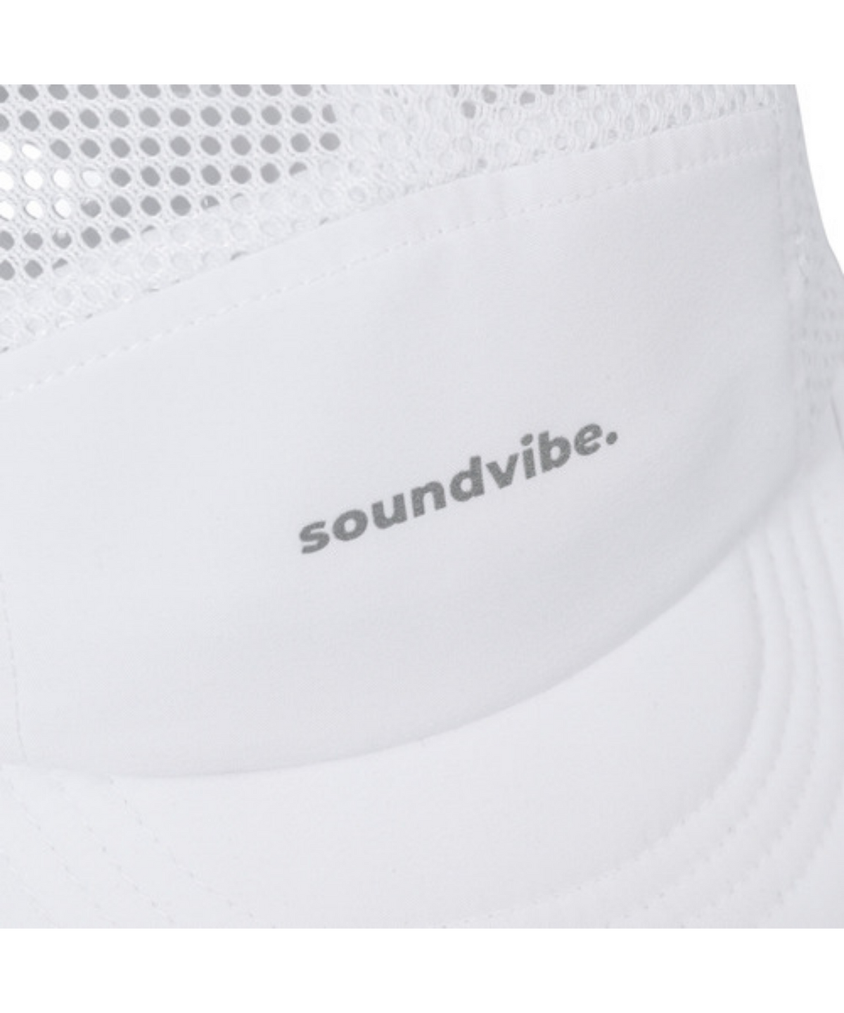 사운드바이브(SOUNDVIBE) 메쉬 러닝 캡 - White