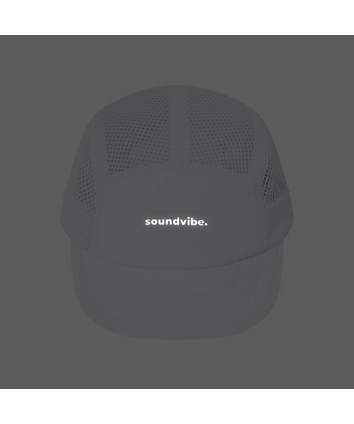 사운드바이브(SOUNDVIBE) 메쉬 러닝 캡 - White