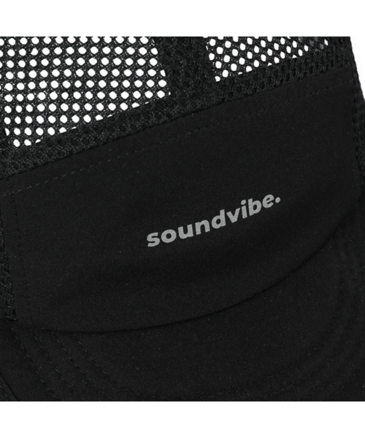 사운드바이브(SOUNDVIBE) 메쉬 러닝 캡 - Black