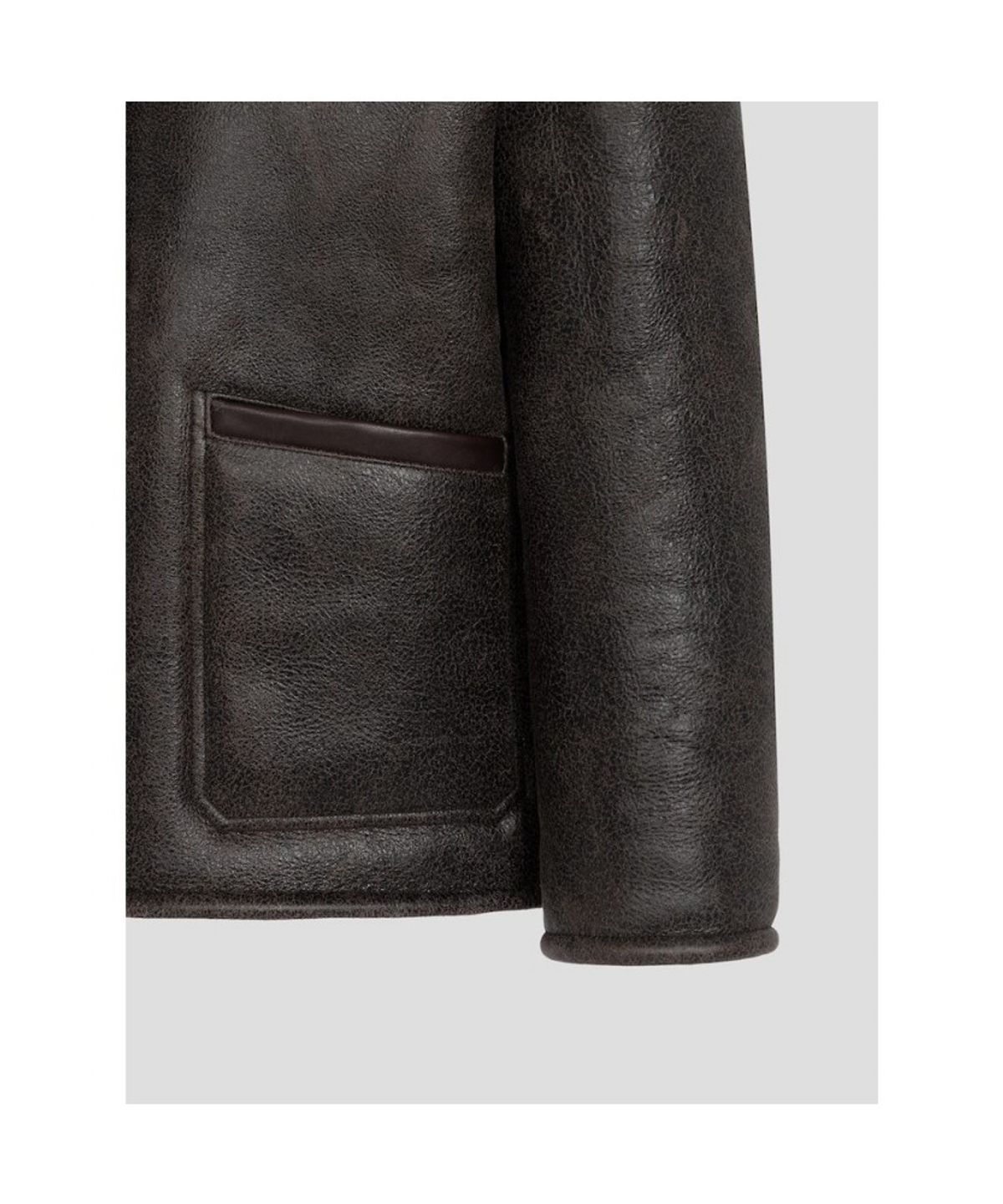 디애퍼처(THE APERTURE) Reversible Shearling Jacket  Brown (TA5X11A05D)