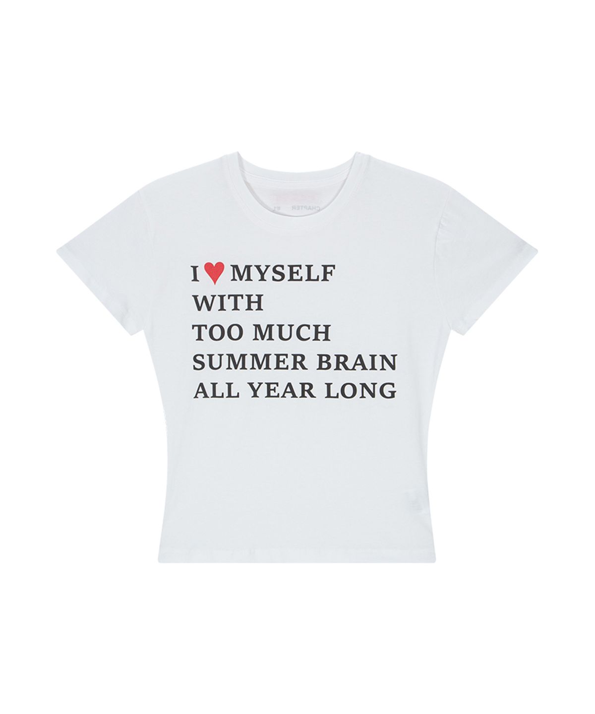 하이타이드 프랭키(HIGHTIDEFRANKIE) Summer Brain Tee White