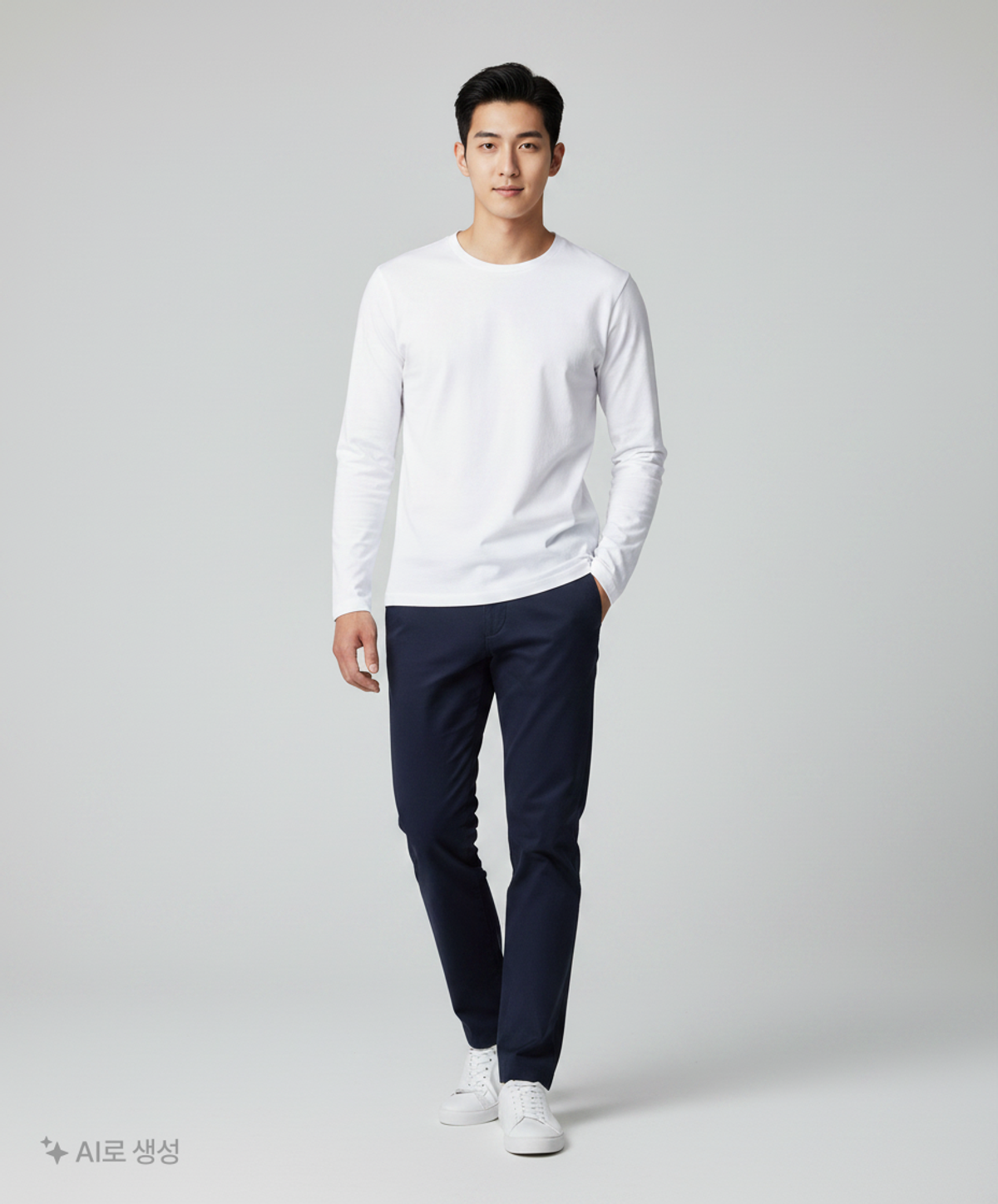 무신사 스탠다드(MUSINSA STANDARD) 긴소매 티셔츠 L