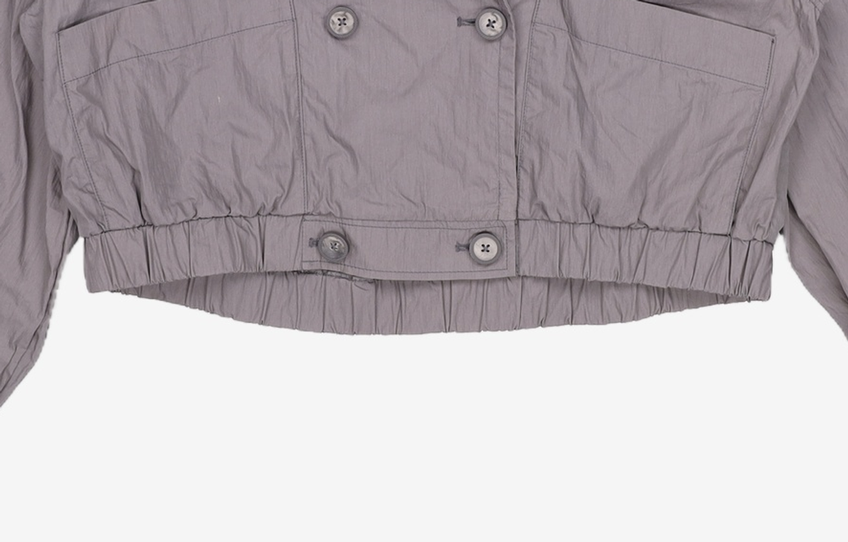 미쏘(MIXXO) 테일러드 더블버튼 크롭 점퍼 MIWJJC425G M