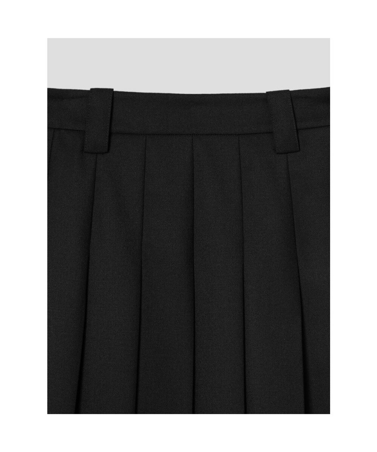 디애퍼처(THE APERTURE) 30s Pleated Skirt  Black (TA6127A015)