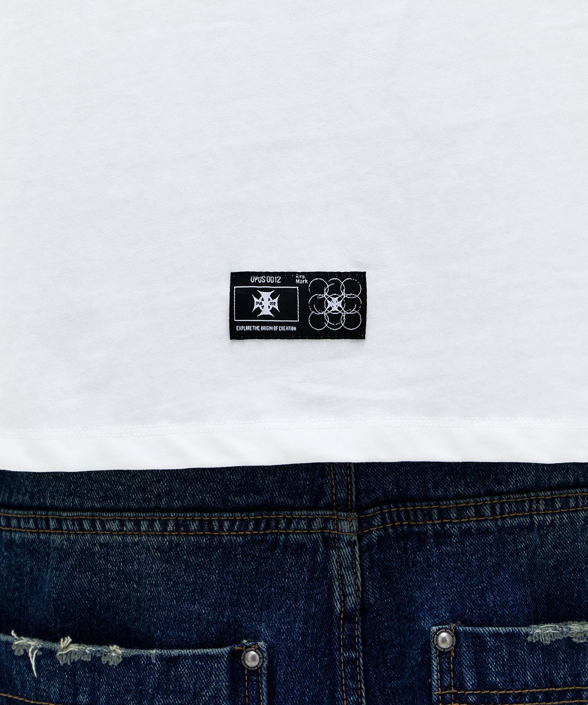 오퍼스 0012(OPUS 0012) [2 PACK] Op. 14 SIG T-SHIRT WHITE