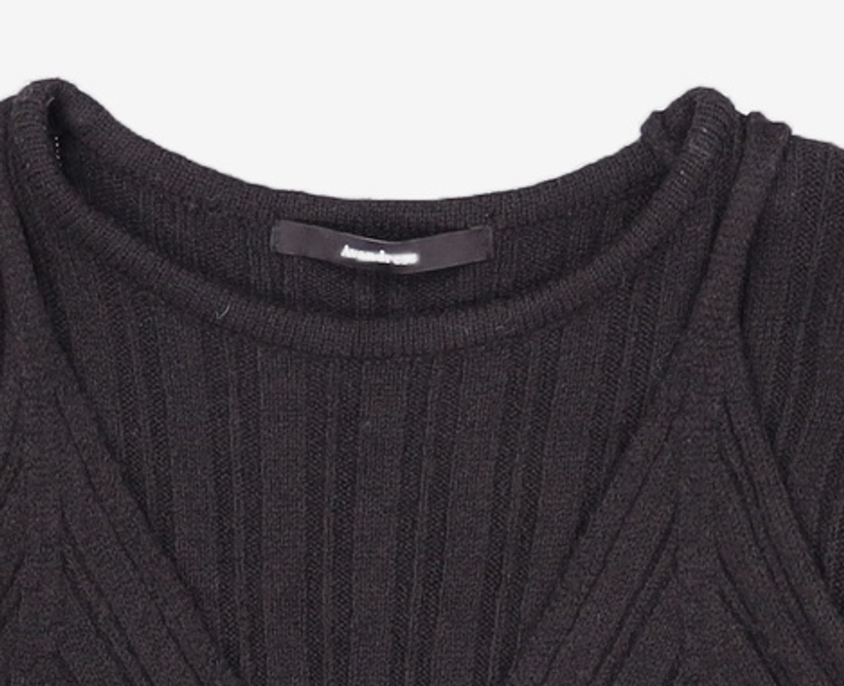 어반드레스(AVANDRESS) Isabel Layered Knit BLACK