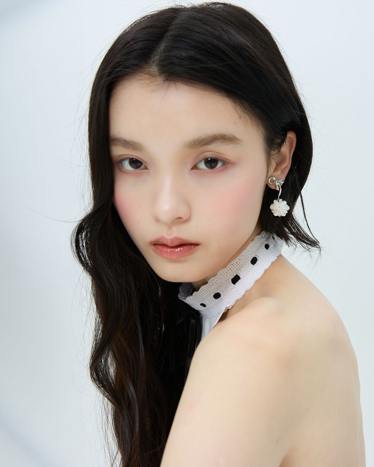 러뷰이(LOVUEE) 하나비 리본 귀걸이