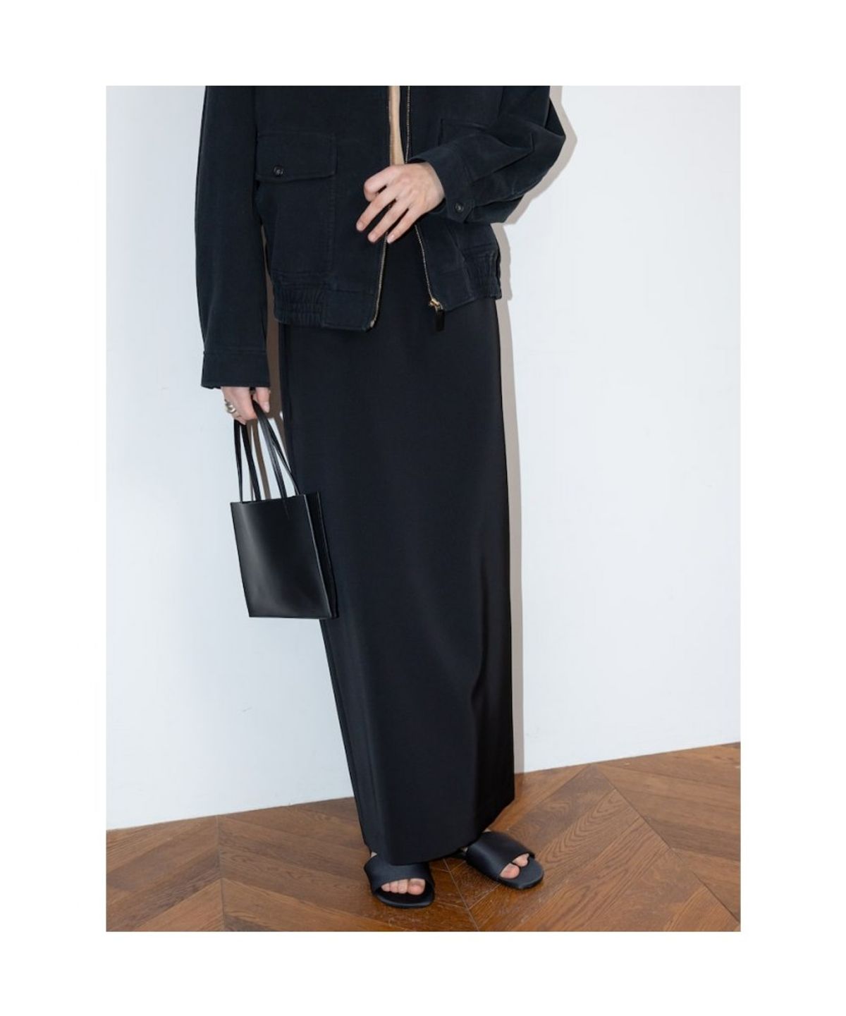 디애퍼처(THE APERTURE) Flip Bag_Leather  Black (TA62D4A055)