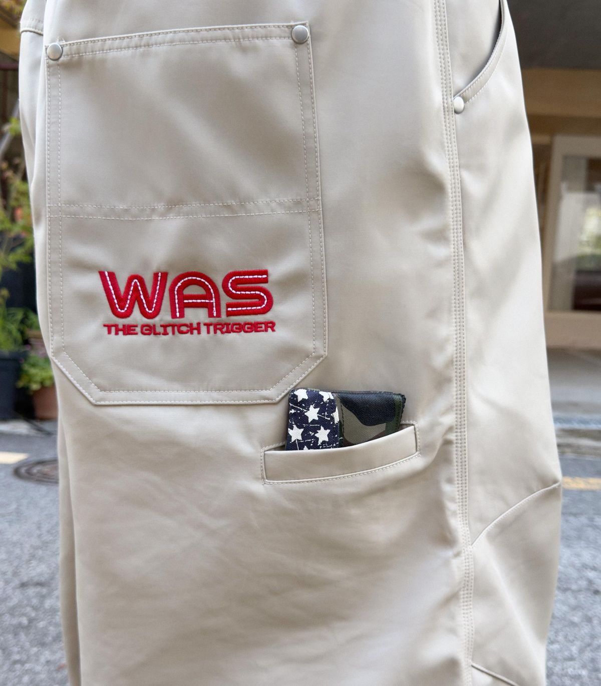 워즈(WAS) WAS RN 플레이트 버뮤다 팬츠 (베이지)