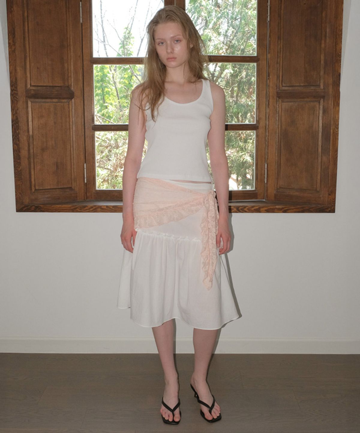 타버트(TARVERT) Ellie Rib Sleeveless - White