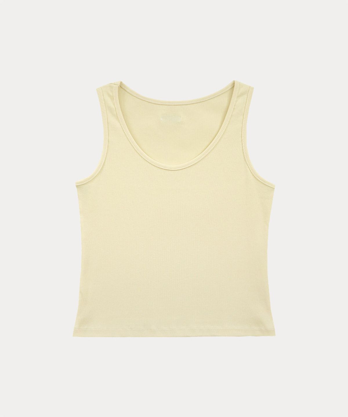 타버트(TARVERT) Ellie Rib Sleeveless - Butter Yellow