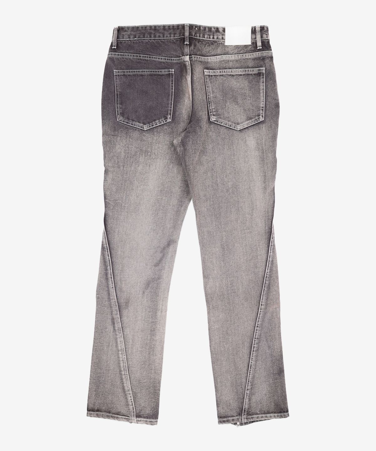 메종미네드(MAISON MINED) MOLAR FOX DENIM PANTS BLACK 50