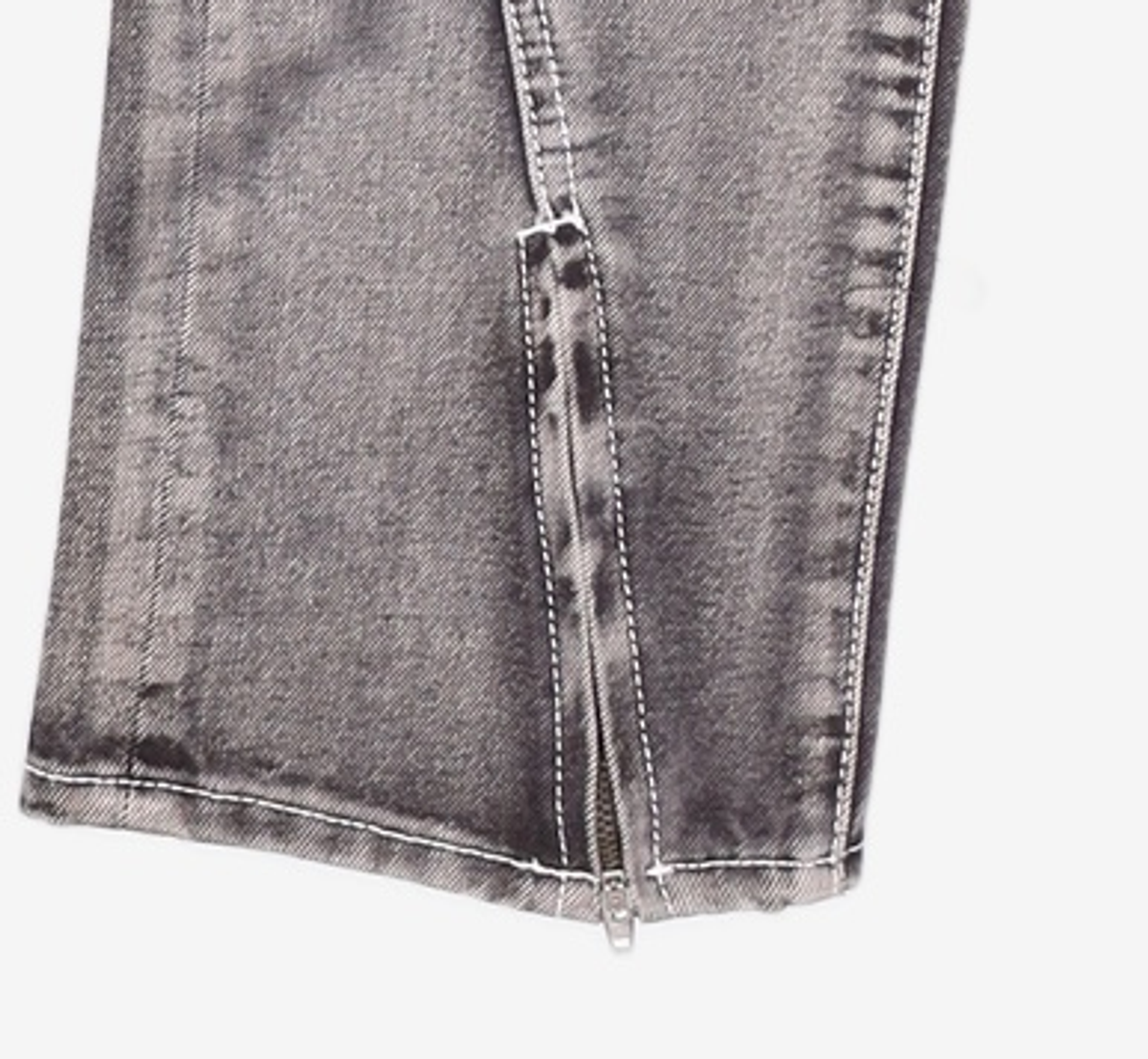 메종미네드(MAISON MINED) MOLAR FOX DENIM PANTS BLACK 50