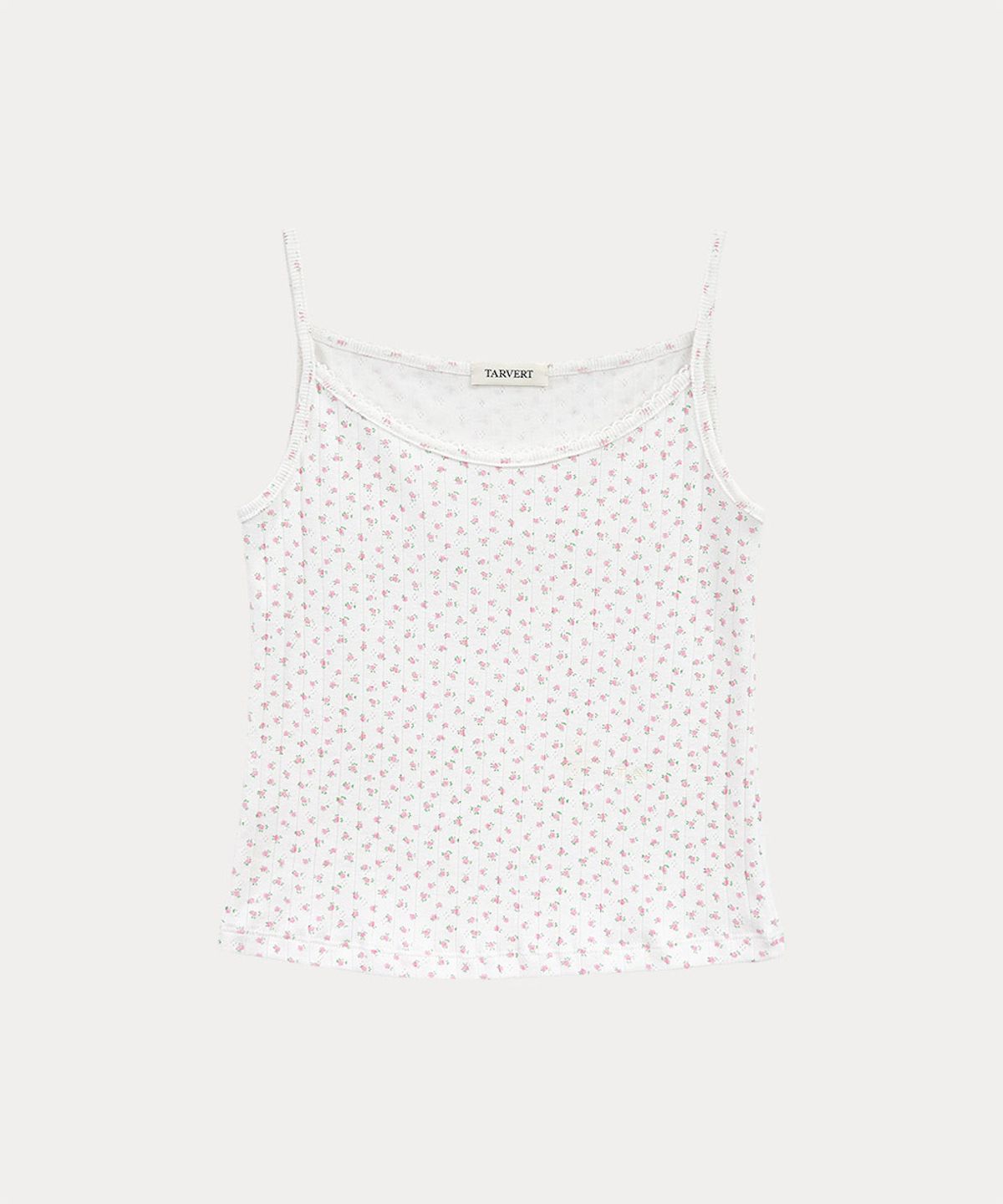 타버트(TARVERT) Lucy Eyelet Sleeveless Top - Ivory