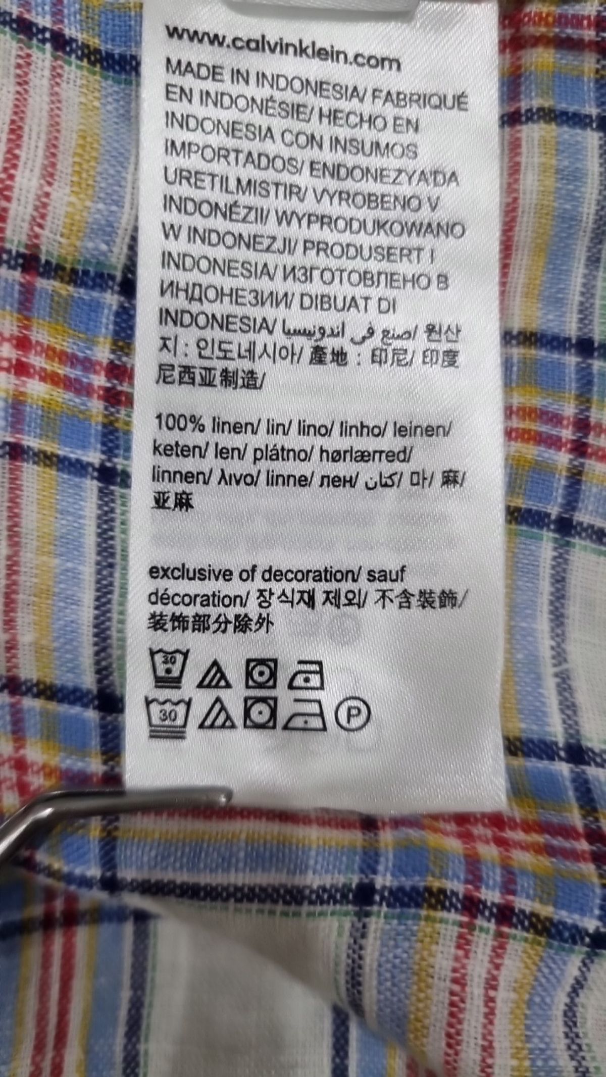 캘빈클라인(CALVIN KLEIN) 캐주얼 셔츠 L