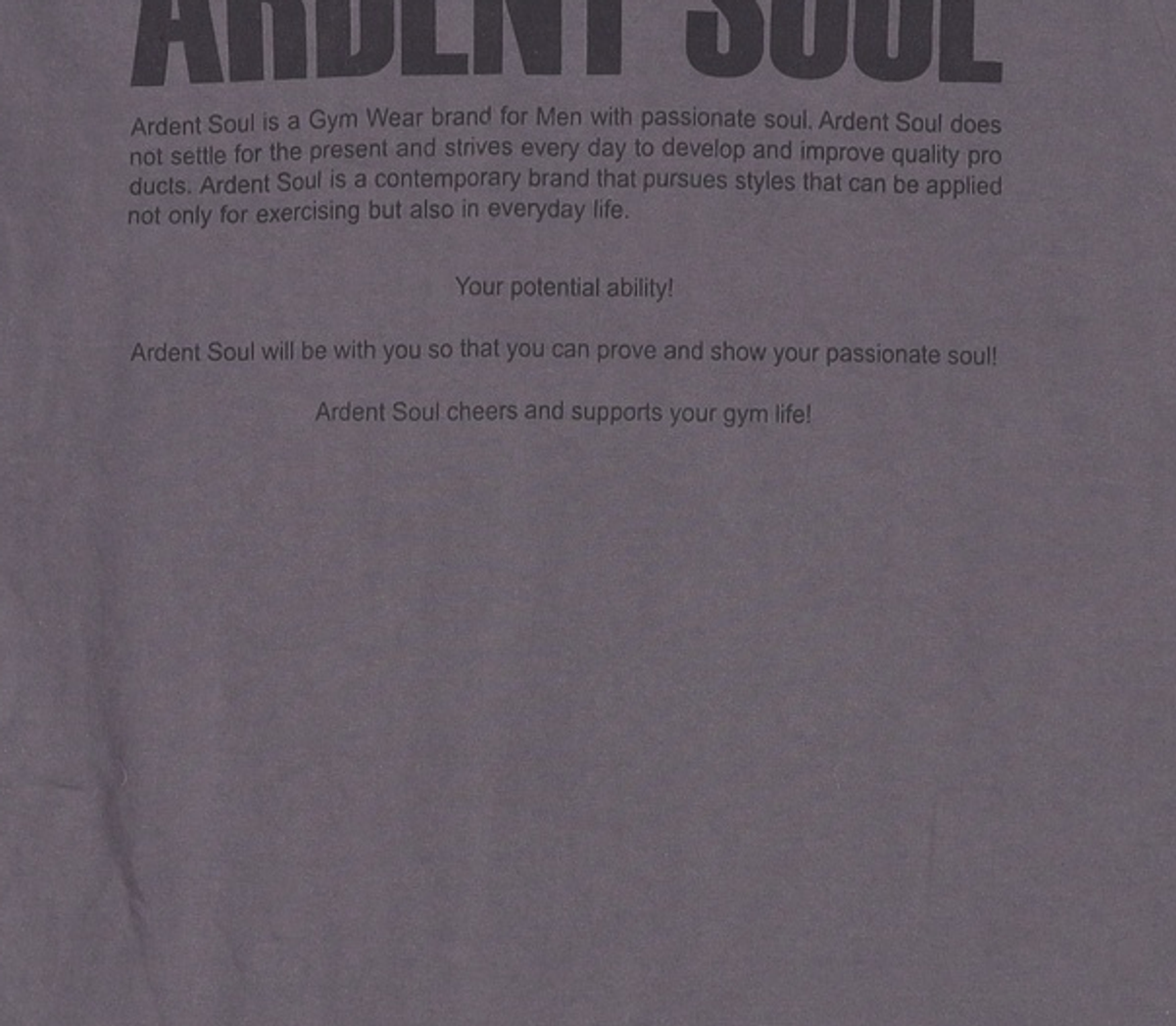 아던트소울(ARDENTSOUL) 긴소매 티셔츠 XL