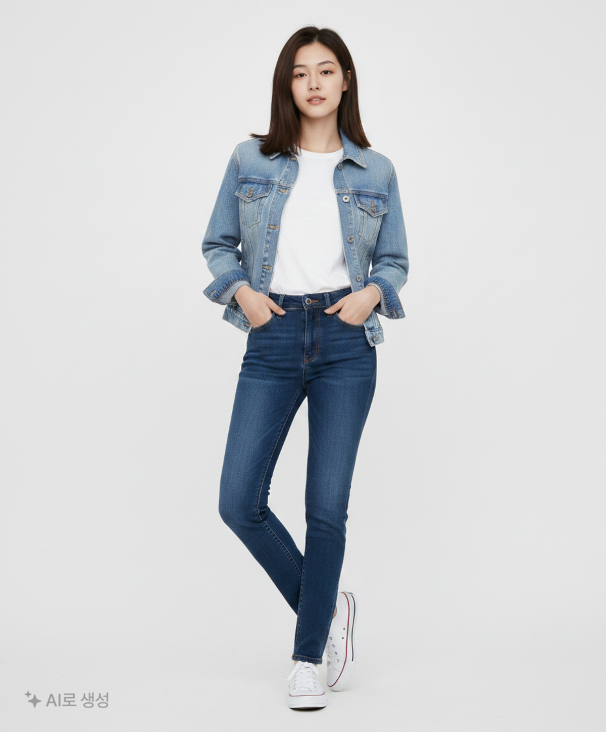 무신사 스탠다드(MUSINSA STANDARD) 데님/트러커 재킷 S