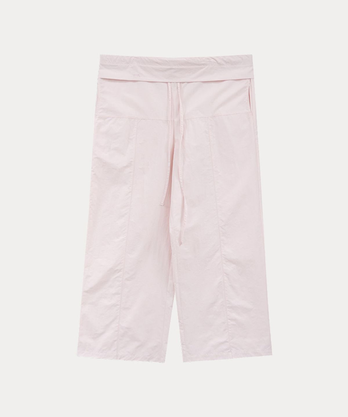 타버트(TARVERT) Nova Foldover Nylon Pants - Pale Pink