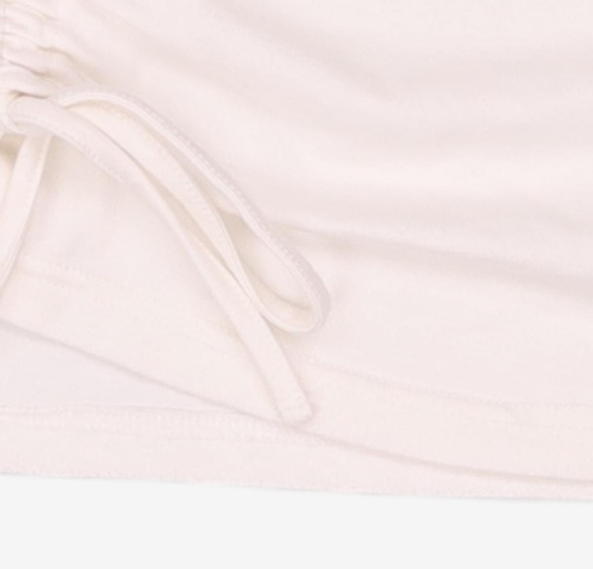 미쏘(MIXXO) 스트링 원오프숄더 반팔티_MIWHWD557A S