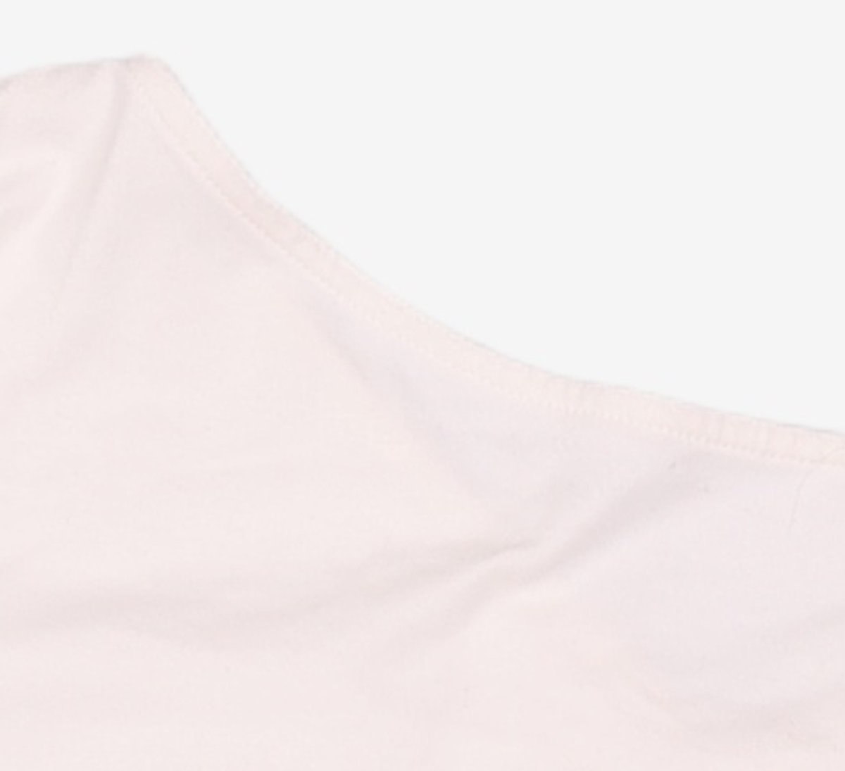 미쏘(MIXXO) 스트링 원오프숄더 반팔티_MIWHWD557A S