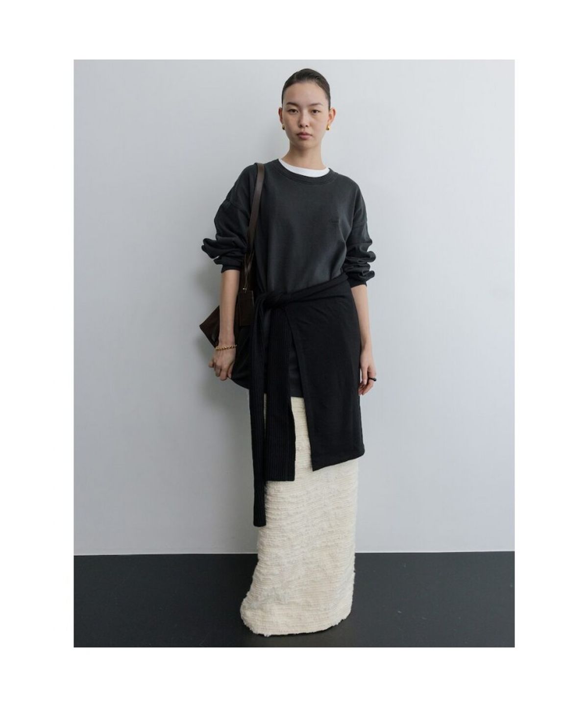 디애퍼처(THE APERTURE) Unisex Aperture Boxy TShirt  Black (TA6141A025)